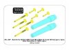 Aber 35L-207 Barrels for British WWI Tank Mk.V Male for 6 pdr (57mm) gun x 2pcs. 8mm Hotchkiss m.1909 x 4pcs. (1:35)